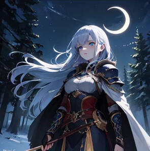 The Moonlit Wolf Whisp